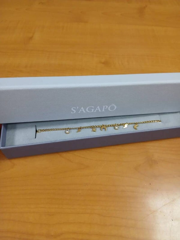 Bracciale sagapo nuovo con scatola