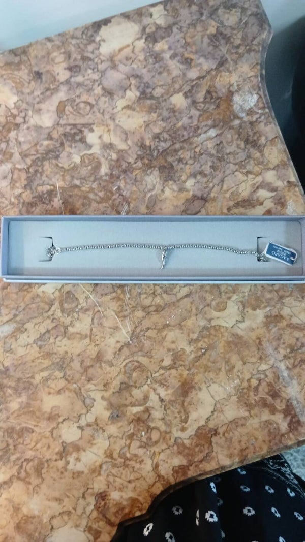 Bracciale uomo in acciaio Sagapo nuovo con scatola