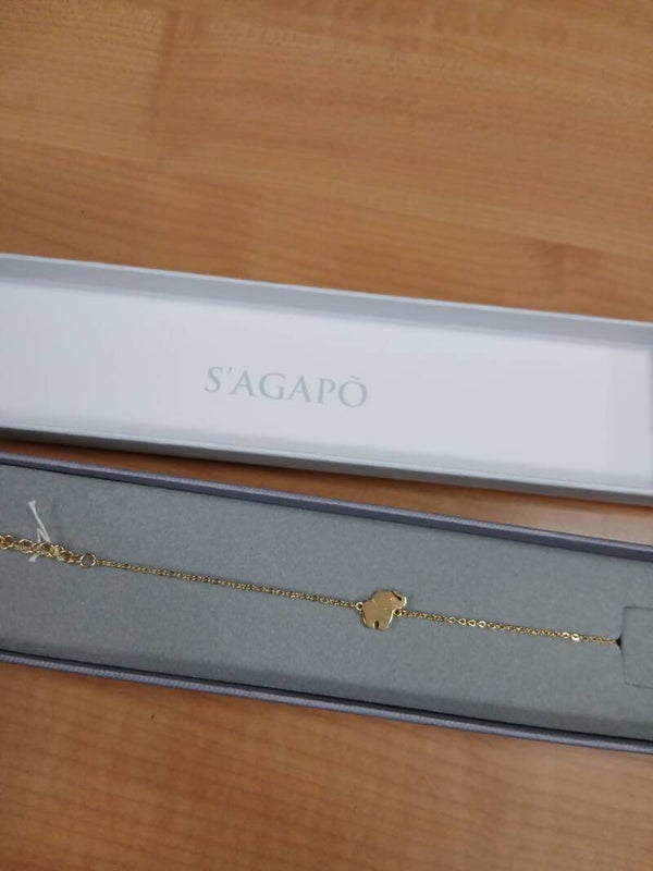 Bracciale sagapo con elefantino articolo nuovo