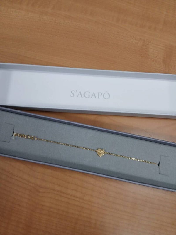 Bracciale sagapo con gufetto articolo nuovo