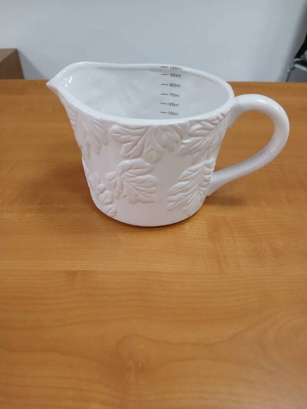 Brocca con dosatore in ceramica