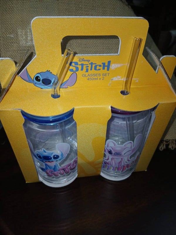 Confezione di borracce in vetro di stitch articolo nuovo