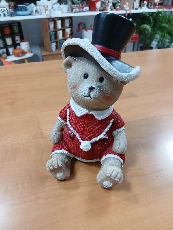 Decorazione orsetto Natalizio con cappello