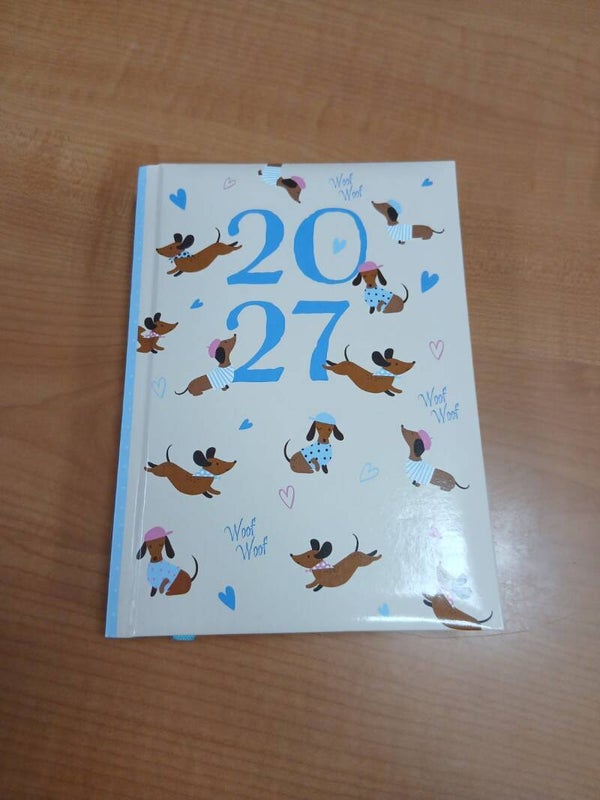 Diario 2027 con cagnolini