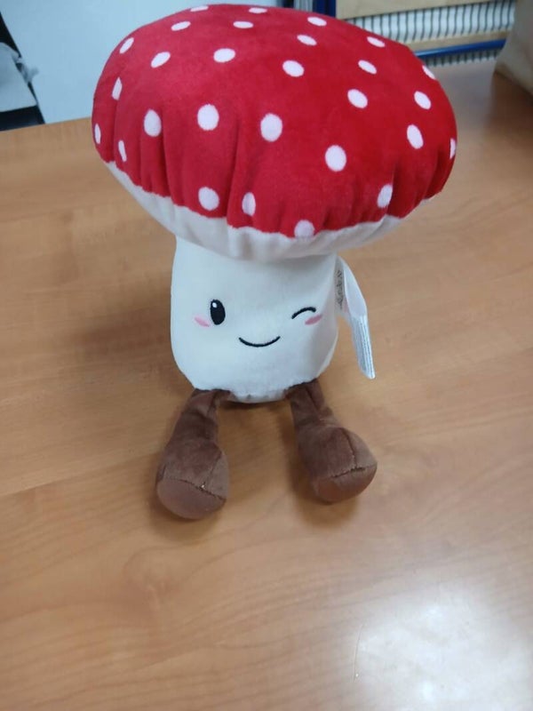 Fungo decorazione a peluche
