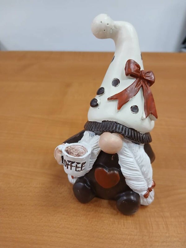 Gnometto decorazione in coccio Femmina