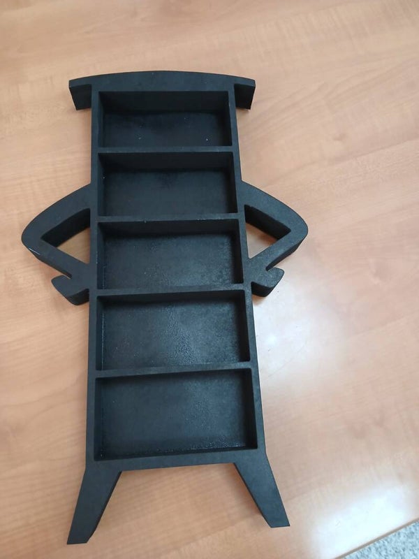 Mensola poggia oggetti in legno nera