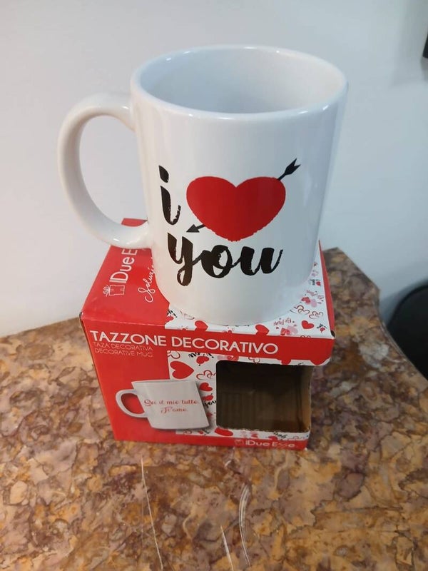 Mug nuove con scatola I Love You