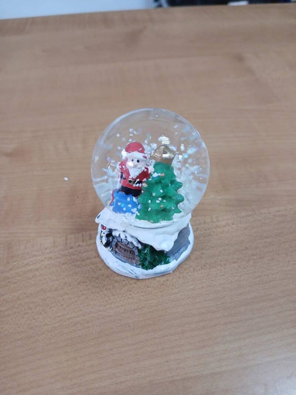 Palline di neve babbo natale