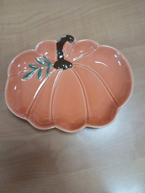 Piattino porta tutto a forma di zucca