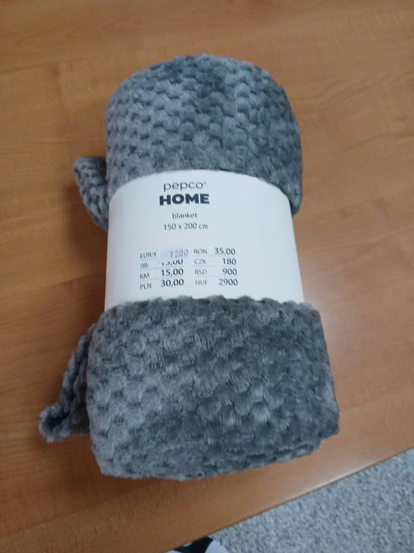 Plaid grigio articolo nuovo