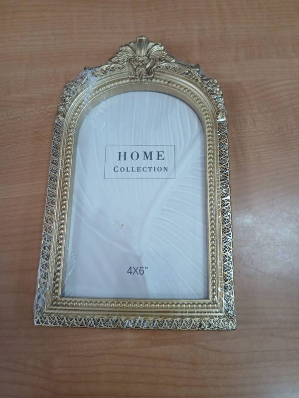 Porta foto con cornice oro