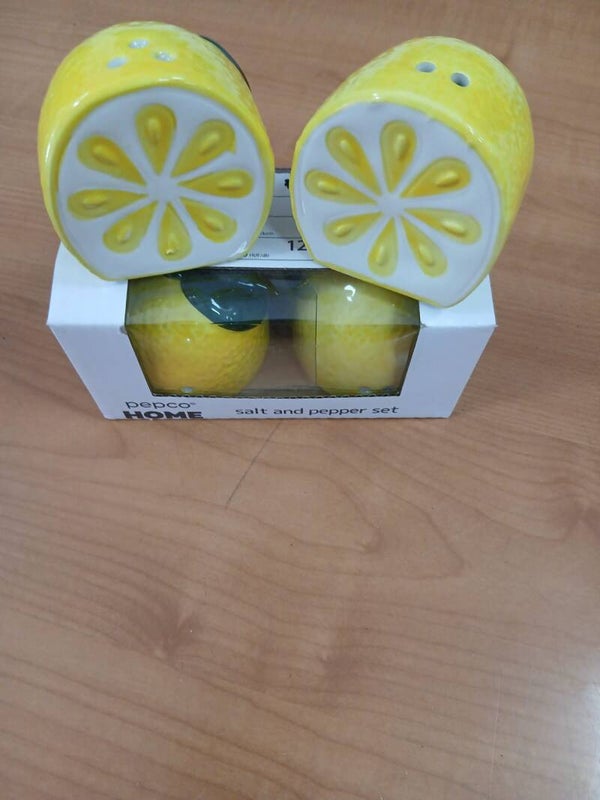 Porta sale e porta pepe limoni