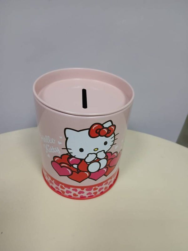 Salvadanaio in latta hello kitty