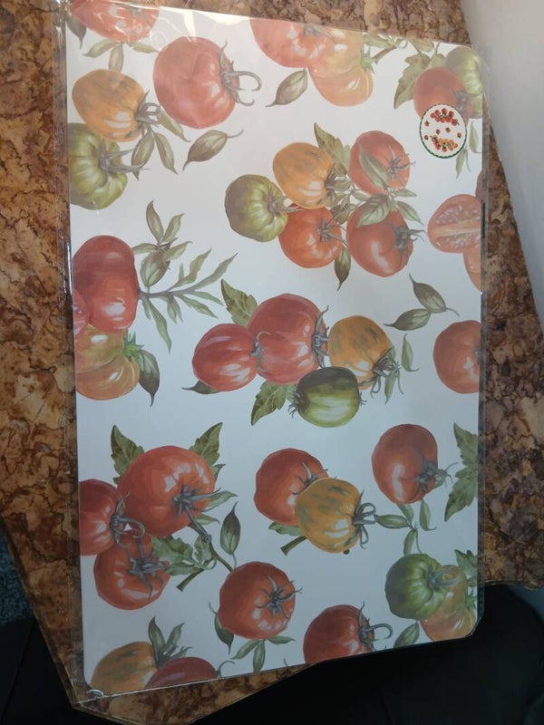 Set 4 tovagliette colazione in plastica linea pomodoro articolo nuovo