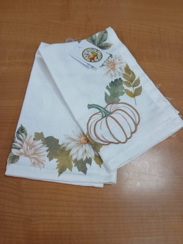 Set due tovaglioli linea autunnale