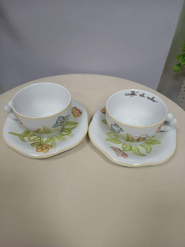 Set tazze da thè con piattino thun