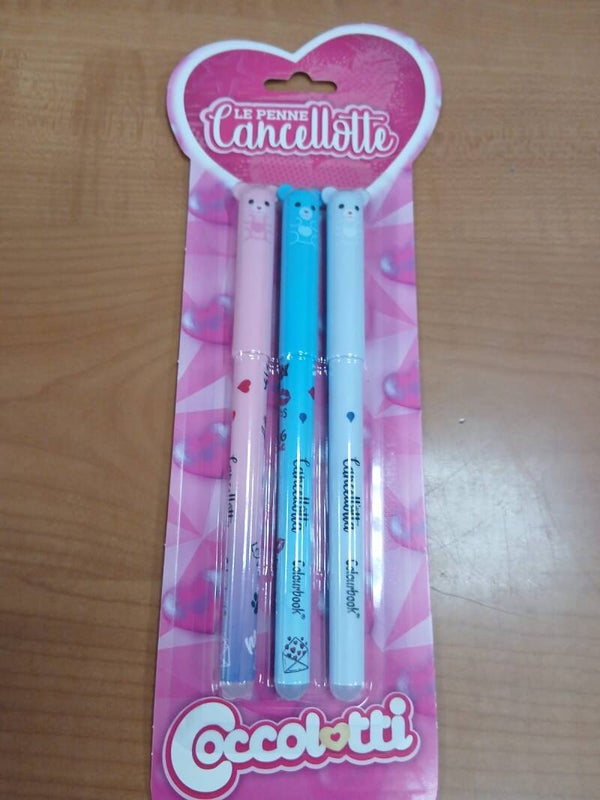 Set tre penne cancelline dei coccolotti
