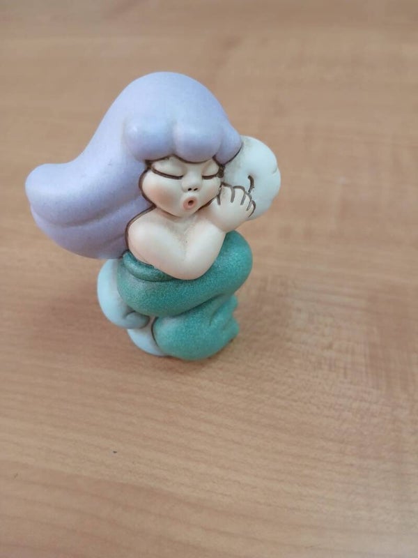 Sirena thun capelli lilla senza scatola