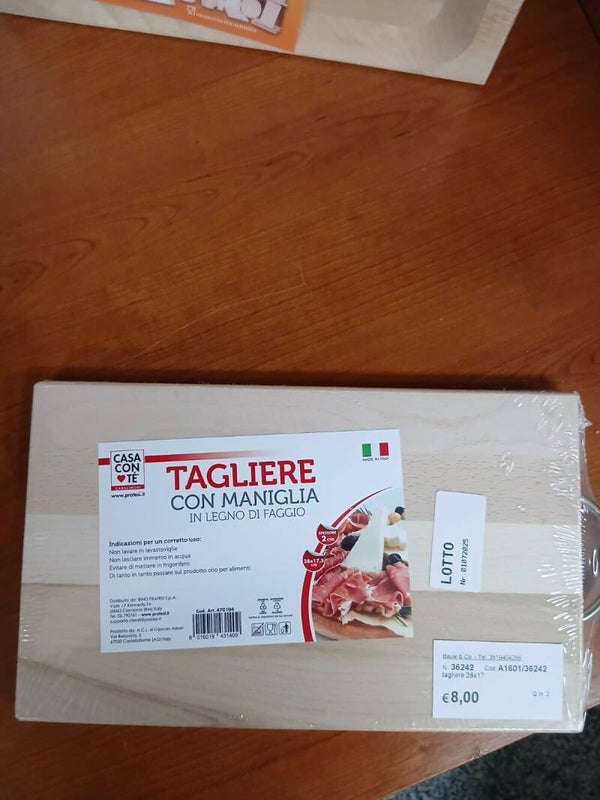 Tagliere in legno articolo nuovo