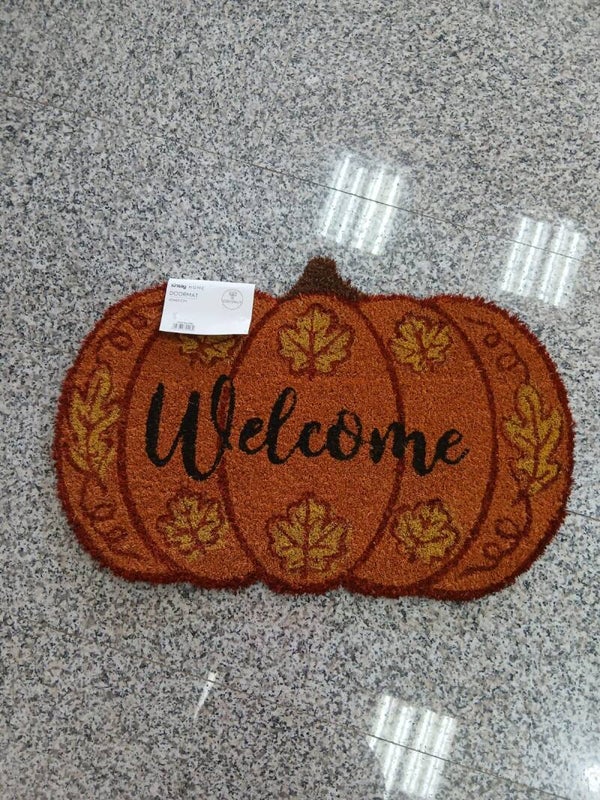 Tappeto zucca con scritta welcome articolo nuovo