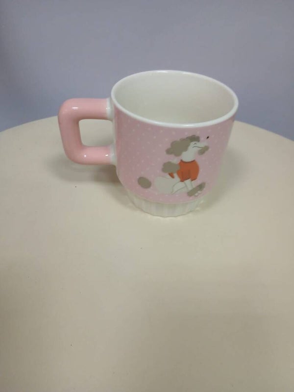 Tazza cagnolino rosa articolo nuovo