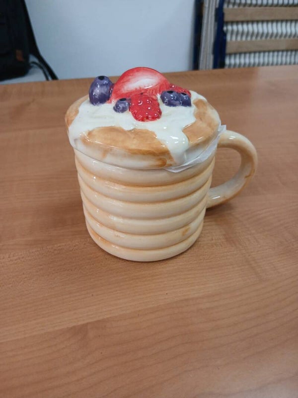Tazza con coperchio
