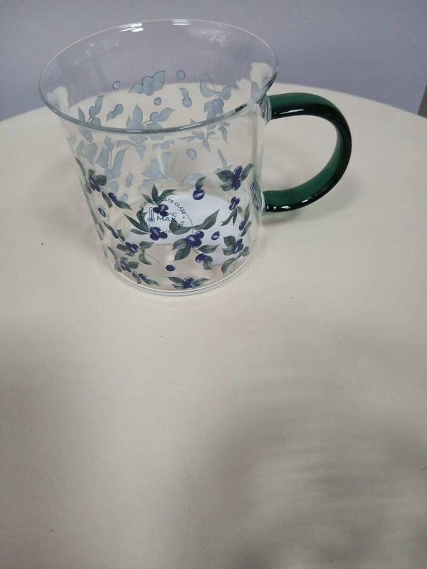 Tazza in vetro olive articolo nuovo