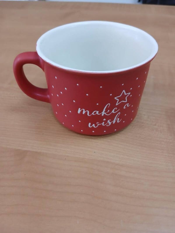 Tazzina da caffè rossa