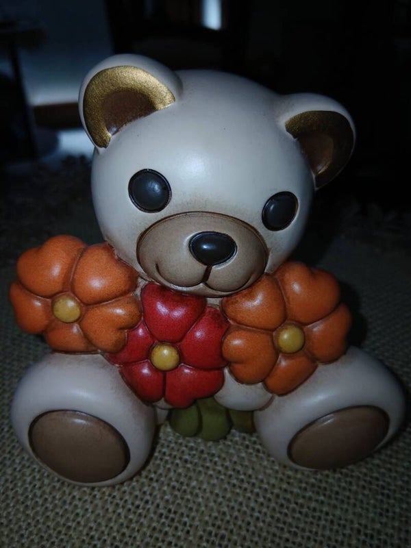 Teddy Thun fiori arancioni e rossi