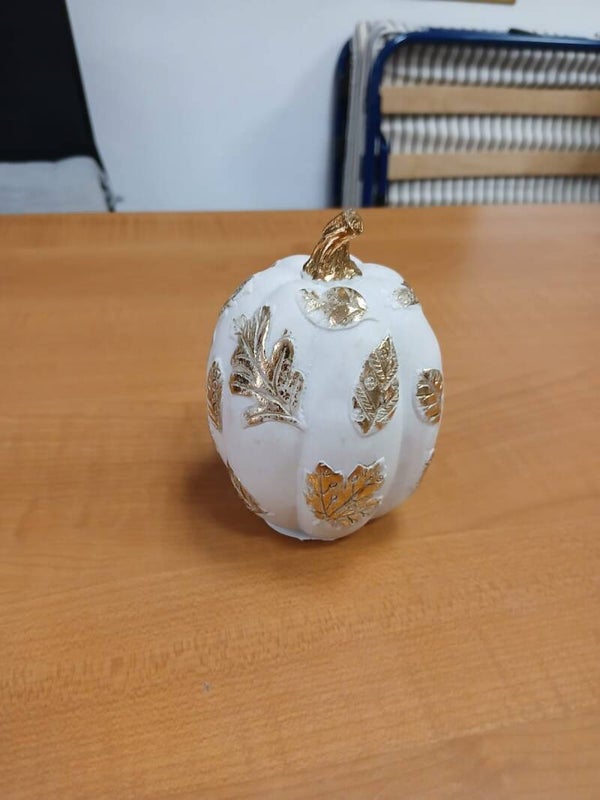 Zucchetta bianca ed oro