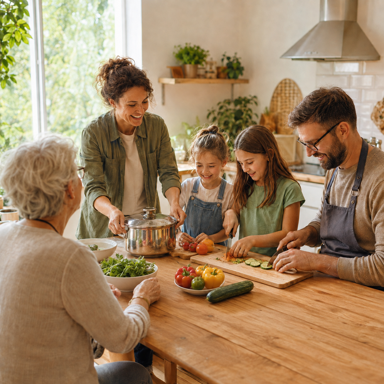 Kind zum Thema Ernährung und Wohlbefinden für Familien