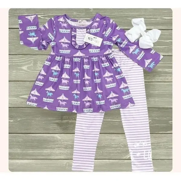 CAROUSEL CUTIE PANTS SET