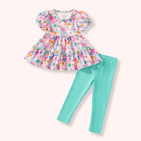 PRETTY PETALS PANTS SET