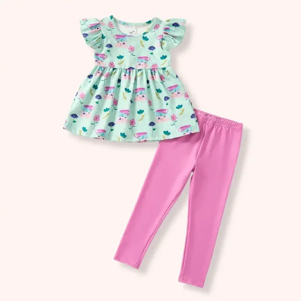 TEA PARTY PANTS SET