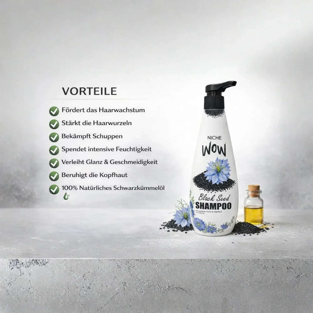 WOW Niche Shampoo Black Seed 1 Liter