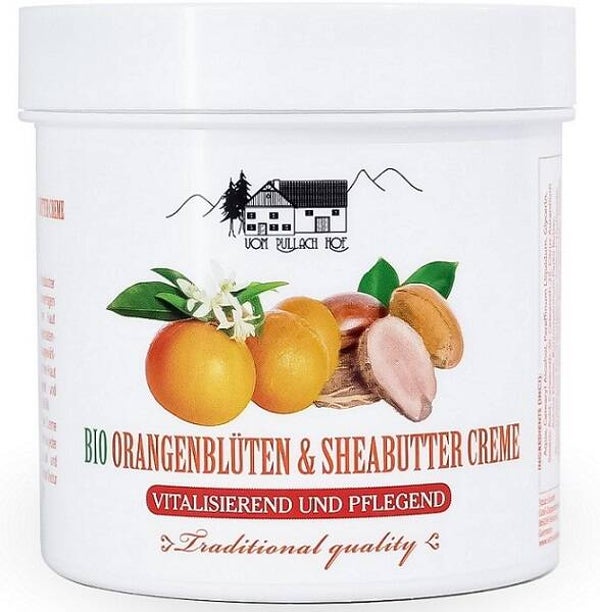Bio Orangenblüten & Sheabutter Creme 250ml