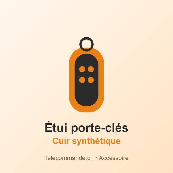 Étui porte-clés pour télécommande – cuir synthétique