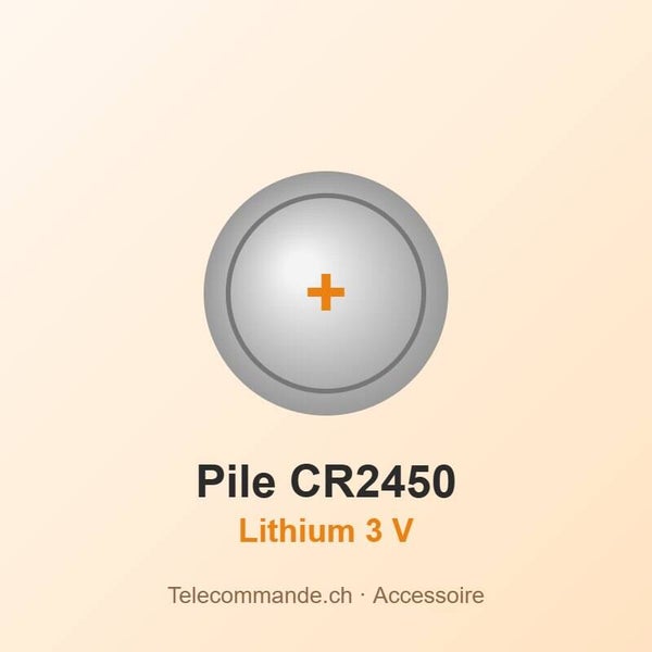 Pile lithium CR2450 3 V