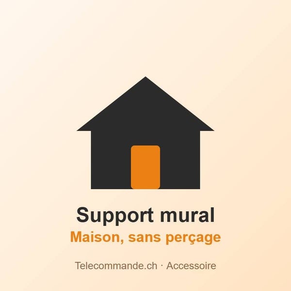 Support mural pour télécommande – maison, sans perçage