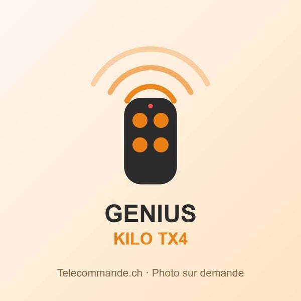 Télécommande Genius KILO TX4 – 4 touches