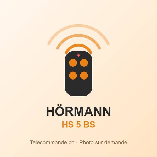 Télécommande Hörmann HS 5 BS – 868 MHz, 5 touches