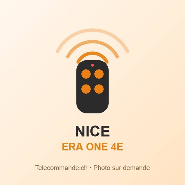 Télécommande Nice ERA ONE 4E – 433 MHz, 4 touches
