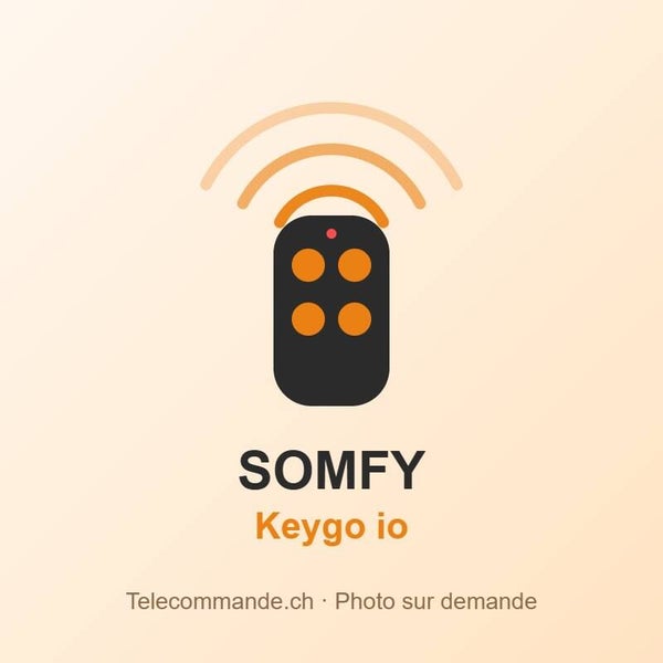 Télécommande Somfy Keygo io – 868 MHz, 4 touches