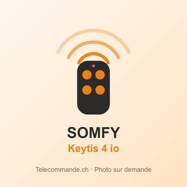 Télécommande Somfy Keytis 4 io – 868 MHz, 4 touches