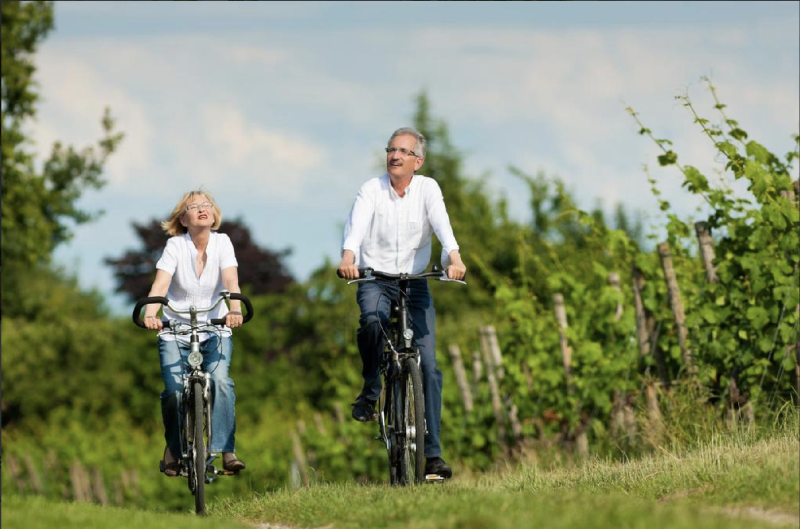 Fietsvakanties voor actieve 50 plussers in combinatie met een riviercruise door Thema Travel