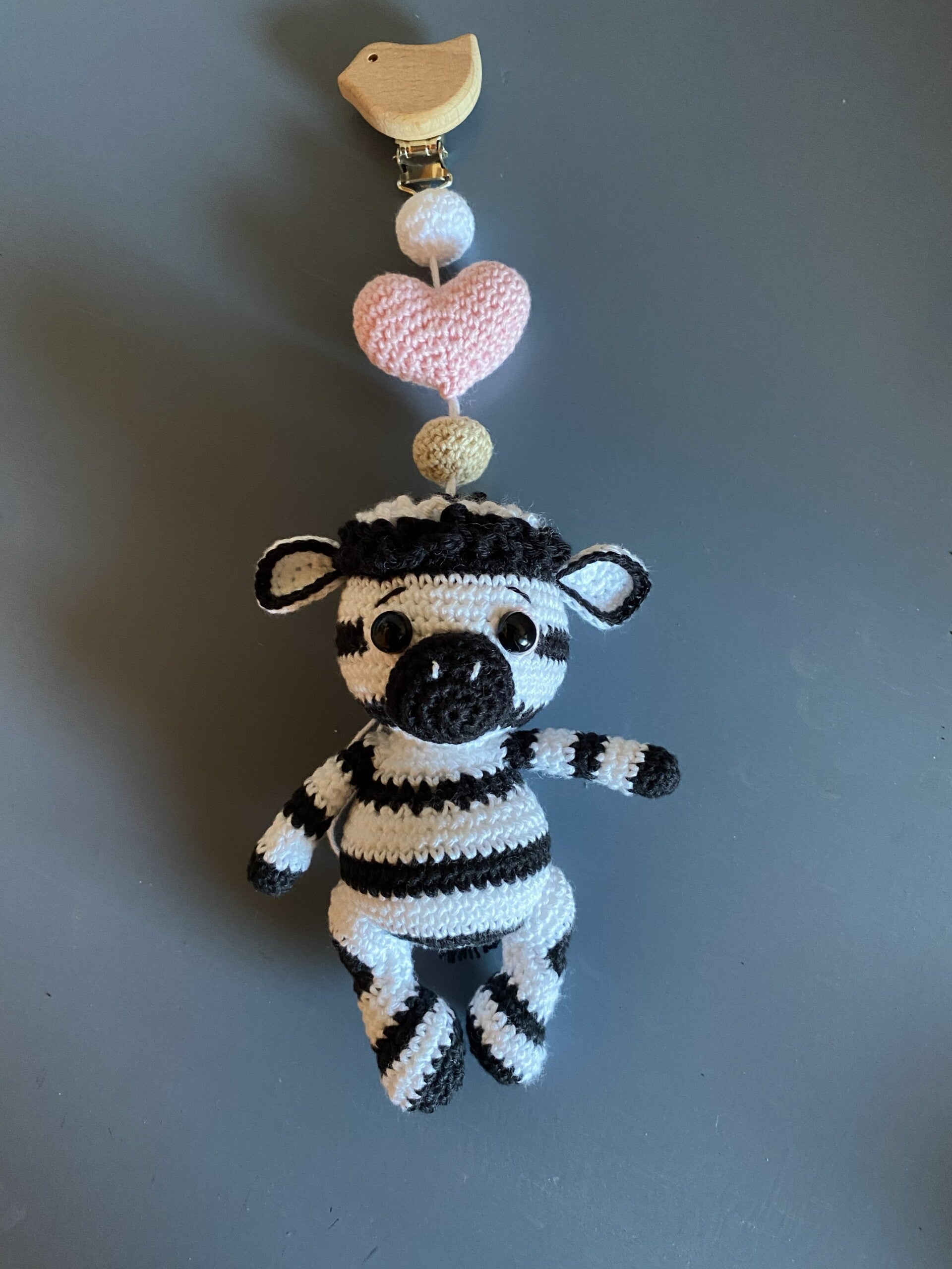 Zebra barnevognskæde