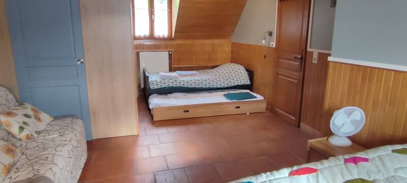 Grande chambre, lit de 160, BZ et lits enfants