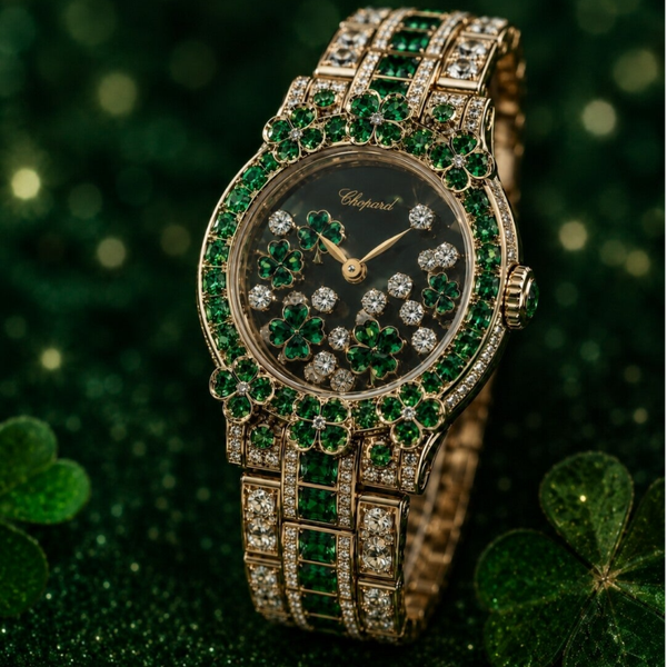 Emerald Shamrock Queen's Watch