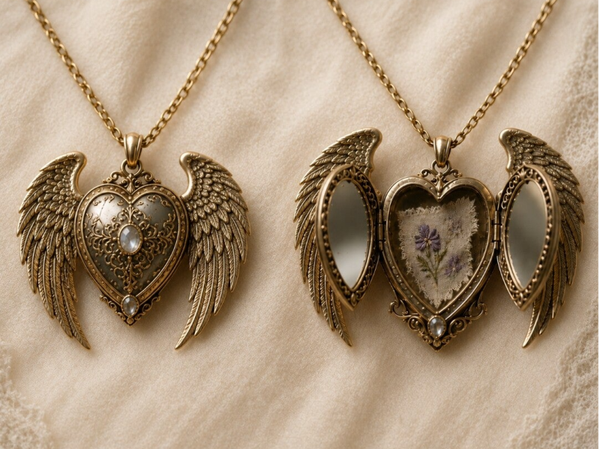 Regal Angel Carrier Necklace